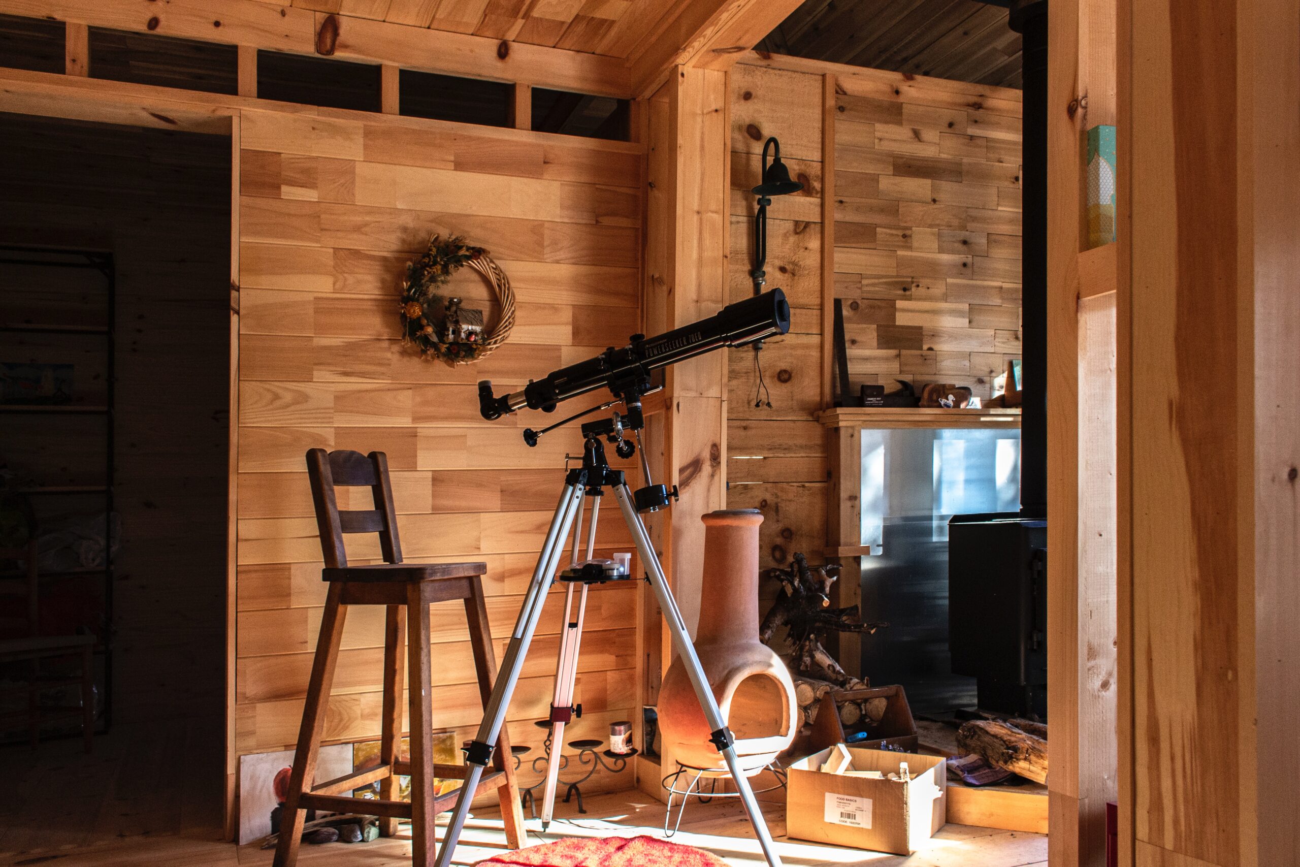 telescope on a tripod