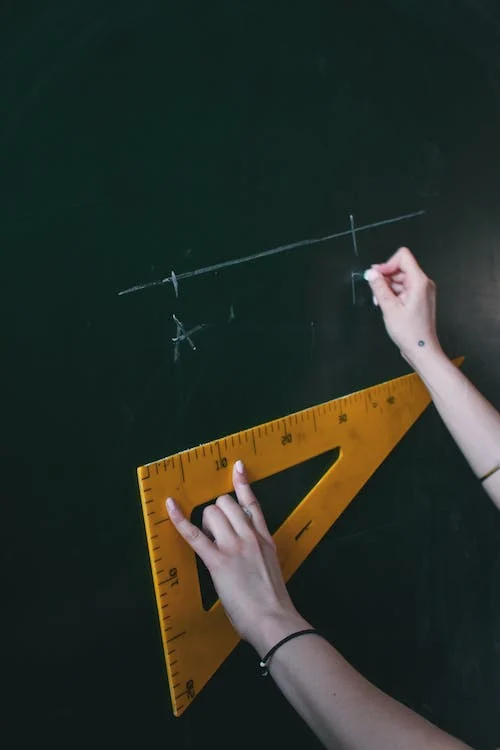 Person solving distance points