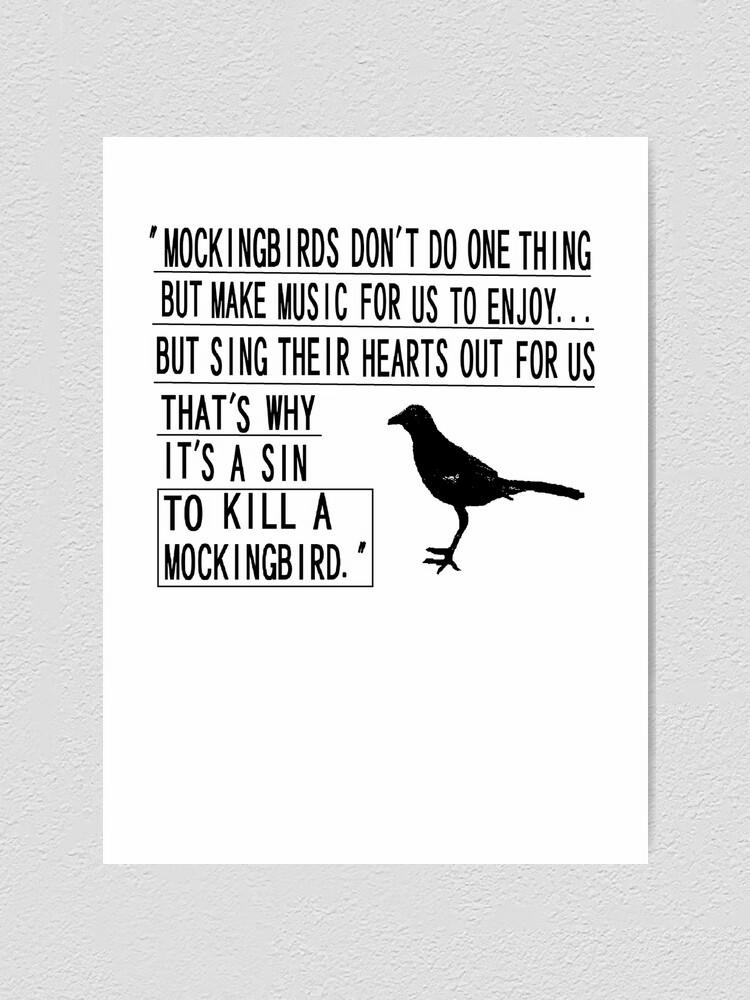 Why is it a sin to kill a mockingbird? photo 2