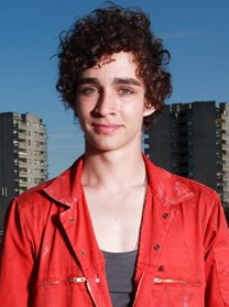Robert Sheehan as Nathan Young in a promotional image for E4’s Misfits